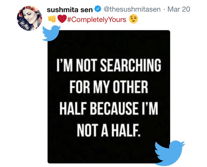 sushmita sen reveled about her relationship on instagram  ()