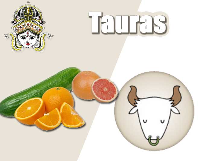 Taurus- वृषभ tauras fruit zodiac navratre