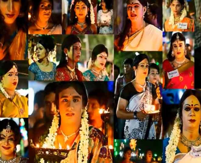 temple where men have to dress up like women     ()