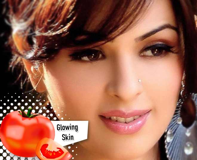 tomato benefits glowing skin