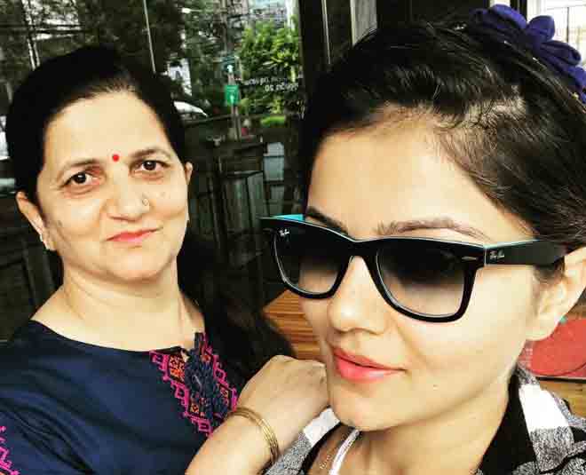 Rubina Dilaik talking about mothers day ()