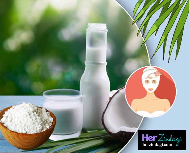 Summer coconut face mask skin benefits  ()