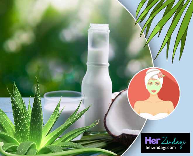 Summer coconut face mask skin benefits  ()