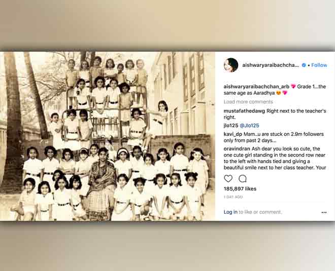 aishwarya rai bachchan childhood photo 