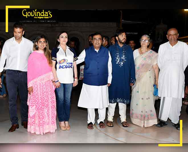 ambani family isha piramal family temple sagai 