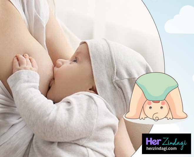 baby breastfeeding 