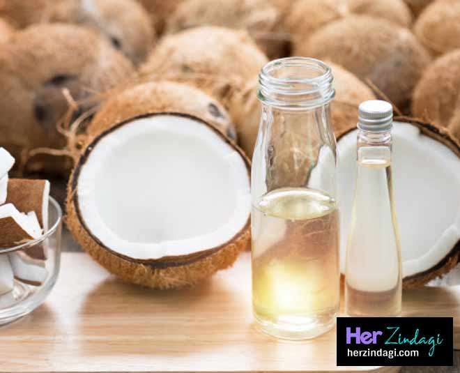 baking soda and nariya oil face pack inside 