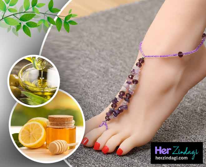 शहद, नींबू और ऑलिव ऑयल beautifull feet remedies in summer INSIDE