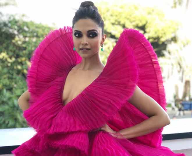 deepika cannes pink gown