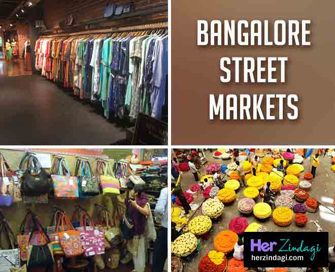india famous street shopping market bangalore