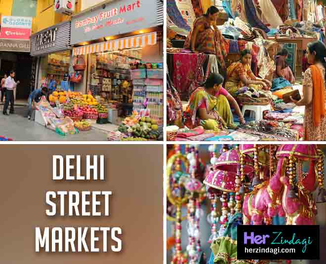 india famous street shopping market delhi