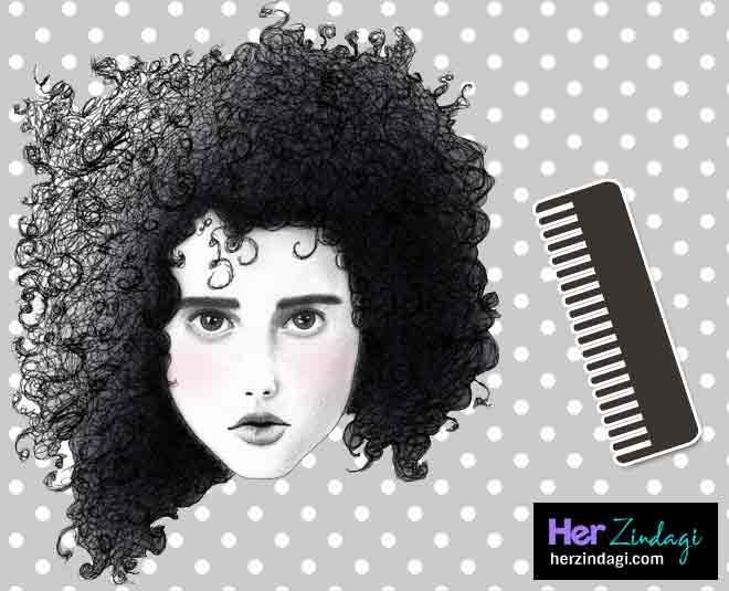 maintain curly  hairs 