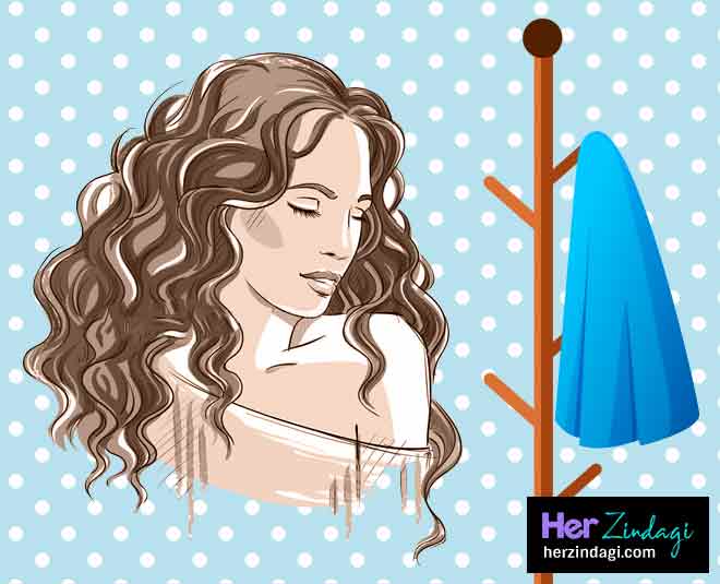 maintain curly  hairs 