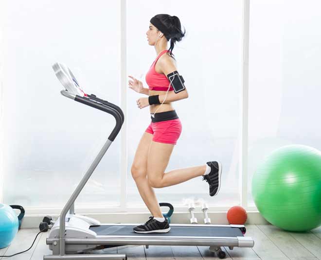 mother doing exercise in