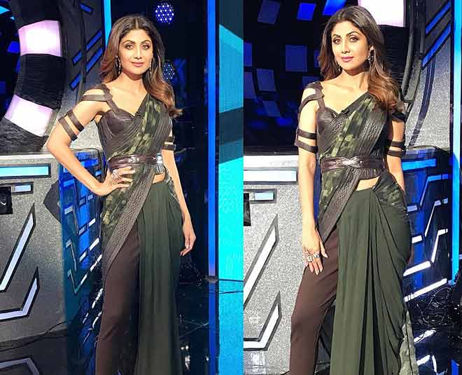 shilpa  shetty saree 
