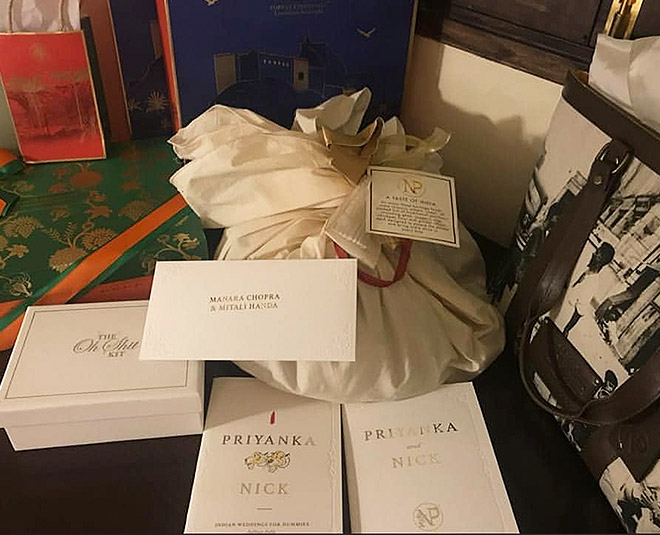 Priyanka Nick wedding special welcom gifts for guests  