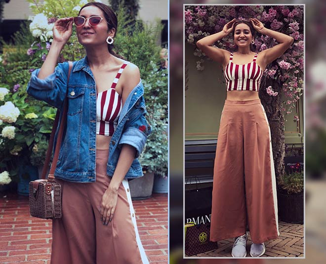 asha negi fashion casual outfit inside