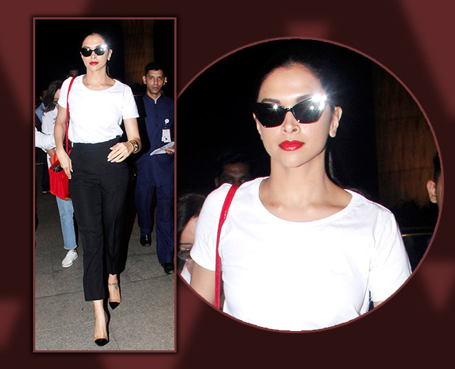 दीपिका पादुकोण deepika airport look card ()