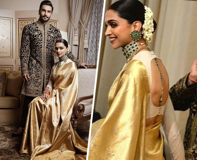 cost of deepika padukone wedding saree