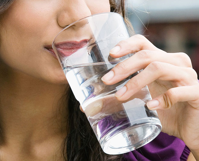 drinking water for fitness insdie