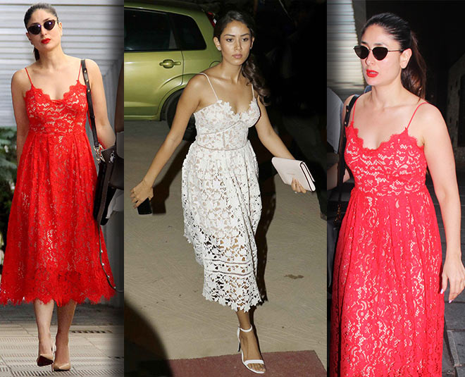 kareena kapoor mira rajput dress inside