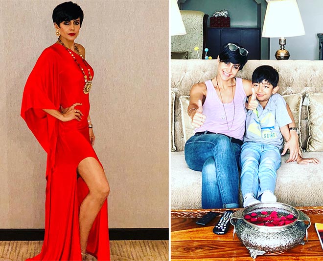 mandira bedi son vir inside