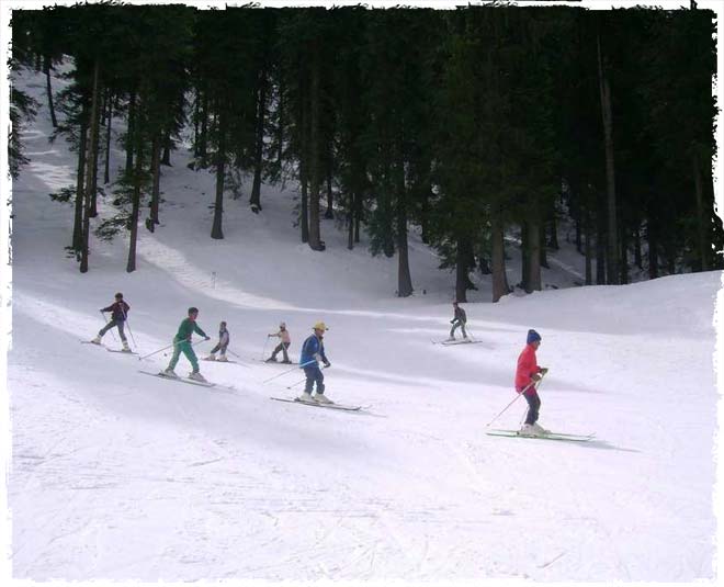 narkanda activities to enjoy skiing and visiting temples inside