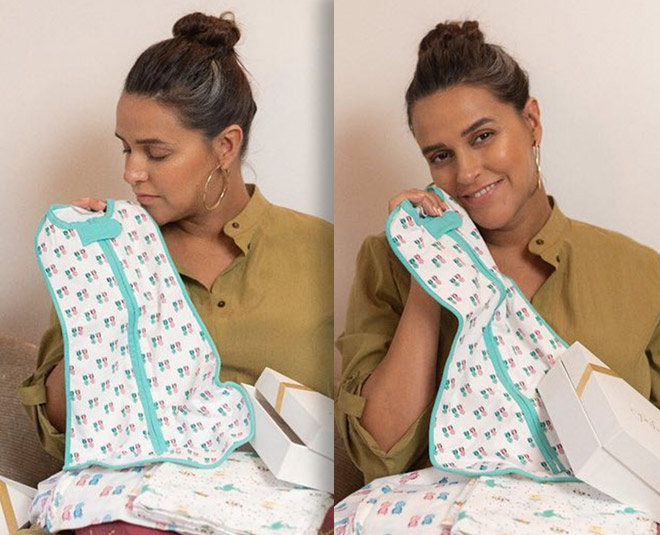 neha dhupia pregnany first baby clothes