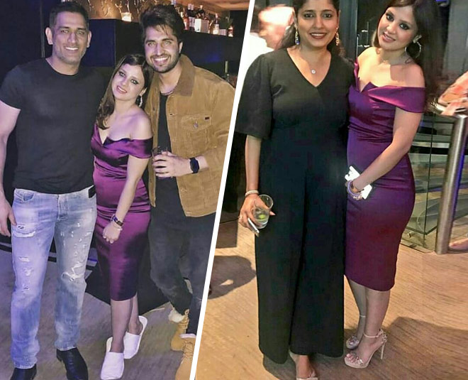 sakshi dhoni birthday party inside pictures footwear