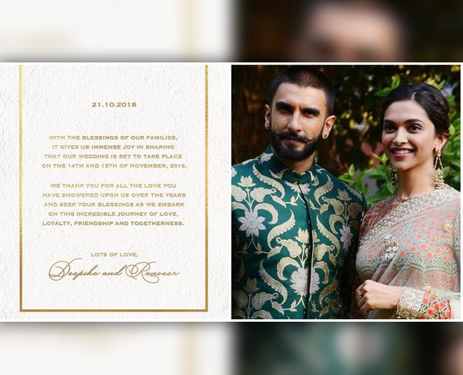 shaadi card deepveer