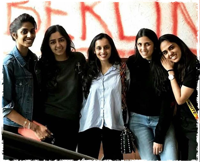 shloka mehta with friends in berlin