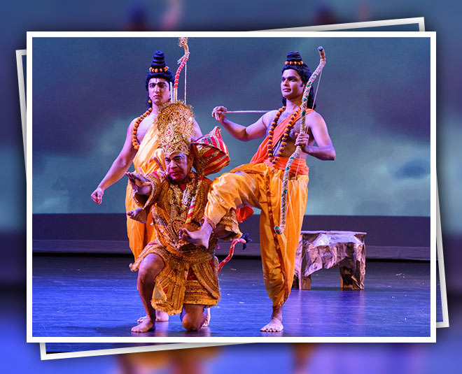 Famous and old ramleela in delhi ram and ravana fight 