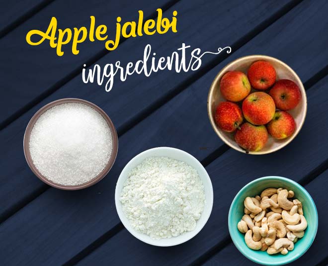 apple jalebi for diwali festival ingredients