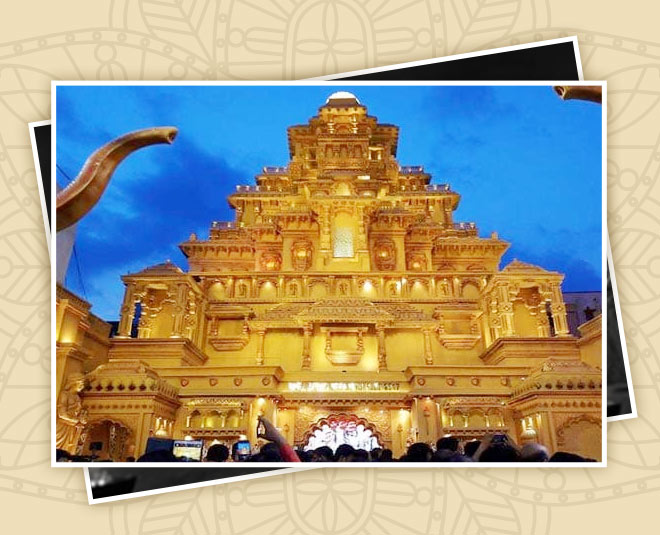 durga puja pandal bollywood  movies 