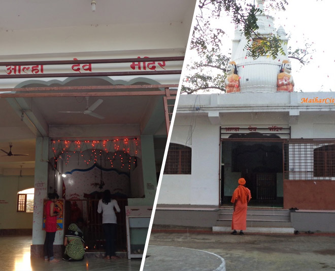 goddess durga necklace worship in maihar temple at madhya Pradesh 