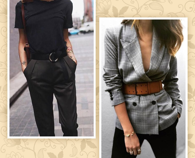 indian women belt fashion paint