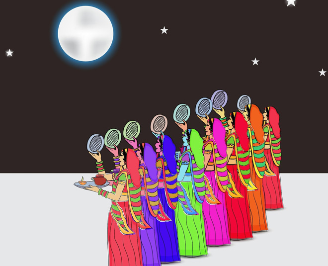 karwa chauth puja thali 