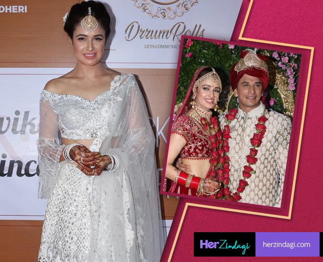 karwa chauth yuvika chaudhary inside