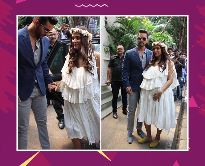 neha dhupia baby shower fashion