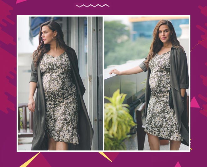 neha dhupia pregnancy fashion tips dress