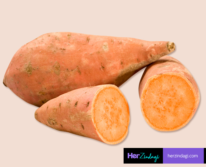 sweet potato shkarkand white potato inside 