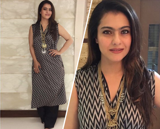 स्ट्रेट कुर्ती sylish kurti kajol ()