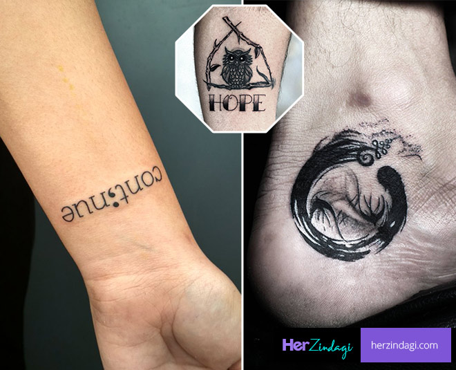 National Tattoo Day: Deal With Depression Via Positive Tattoos Like These!  | HerZindagi