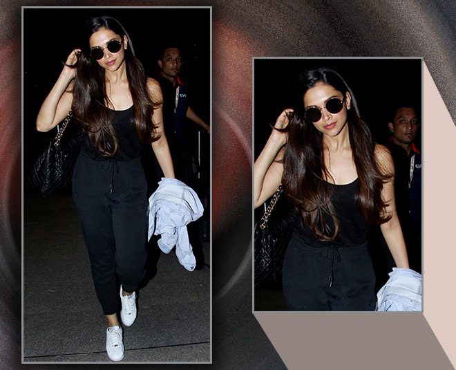 दीपिका पादुकोण airport loof of this wk inside