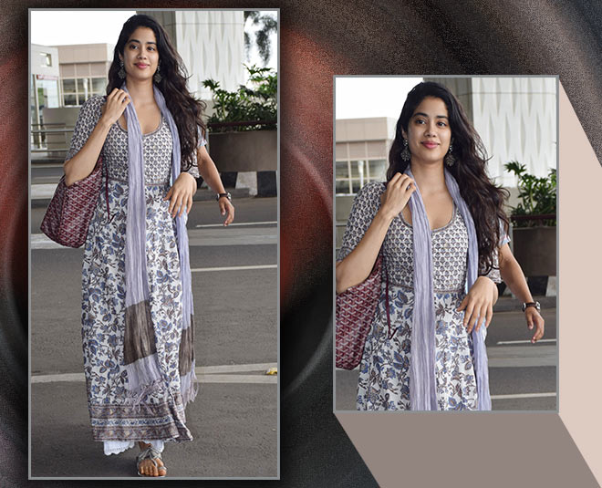 जाह्नवी कपूर airport loof of this wk inside