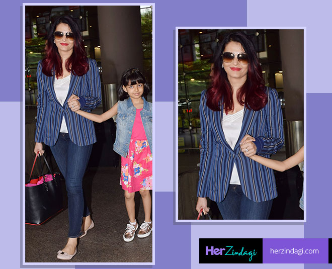ऐश्वर्या राय बच्चन best airport look bollywood actress aishwarya rai