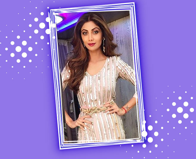 bollywood actress shilpa shetty in fashion designer karn malhotra