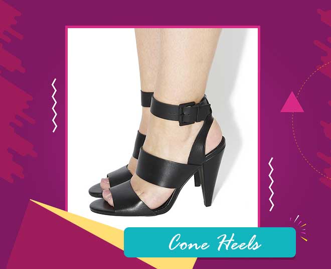 कोन हील्स cone heels