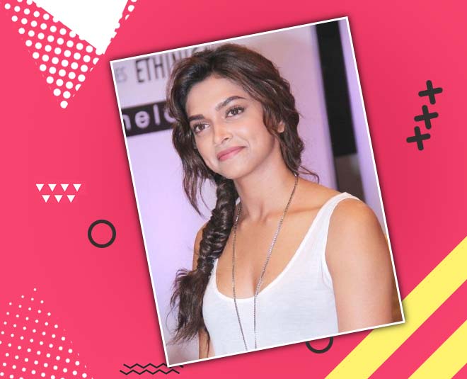 deepiaka padukone hairstyle messy braid