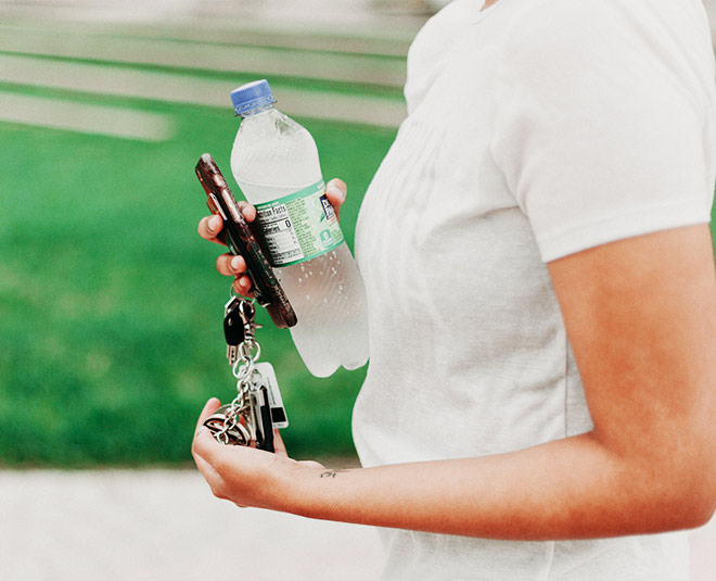 drinking water inside